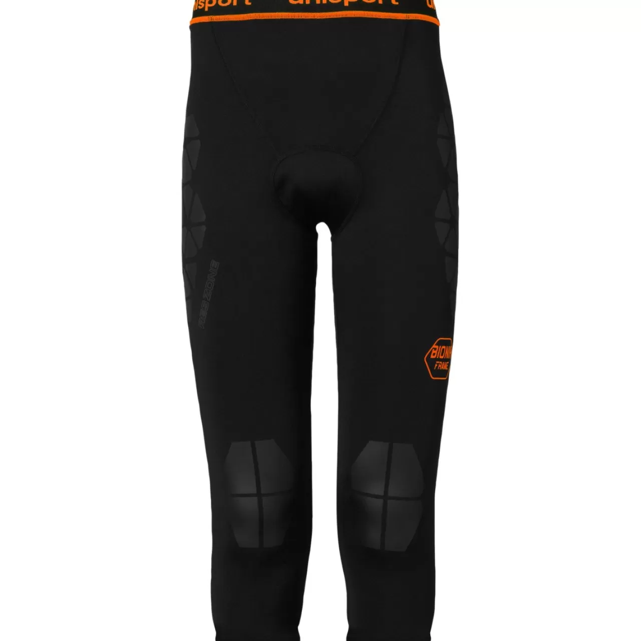 Fashion uhlsport Bionikframe 3/4 Tights Schwarz/Fluo Orange