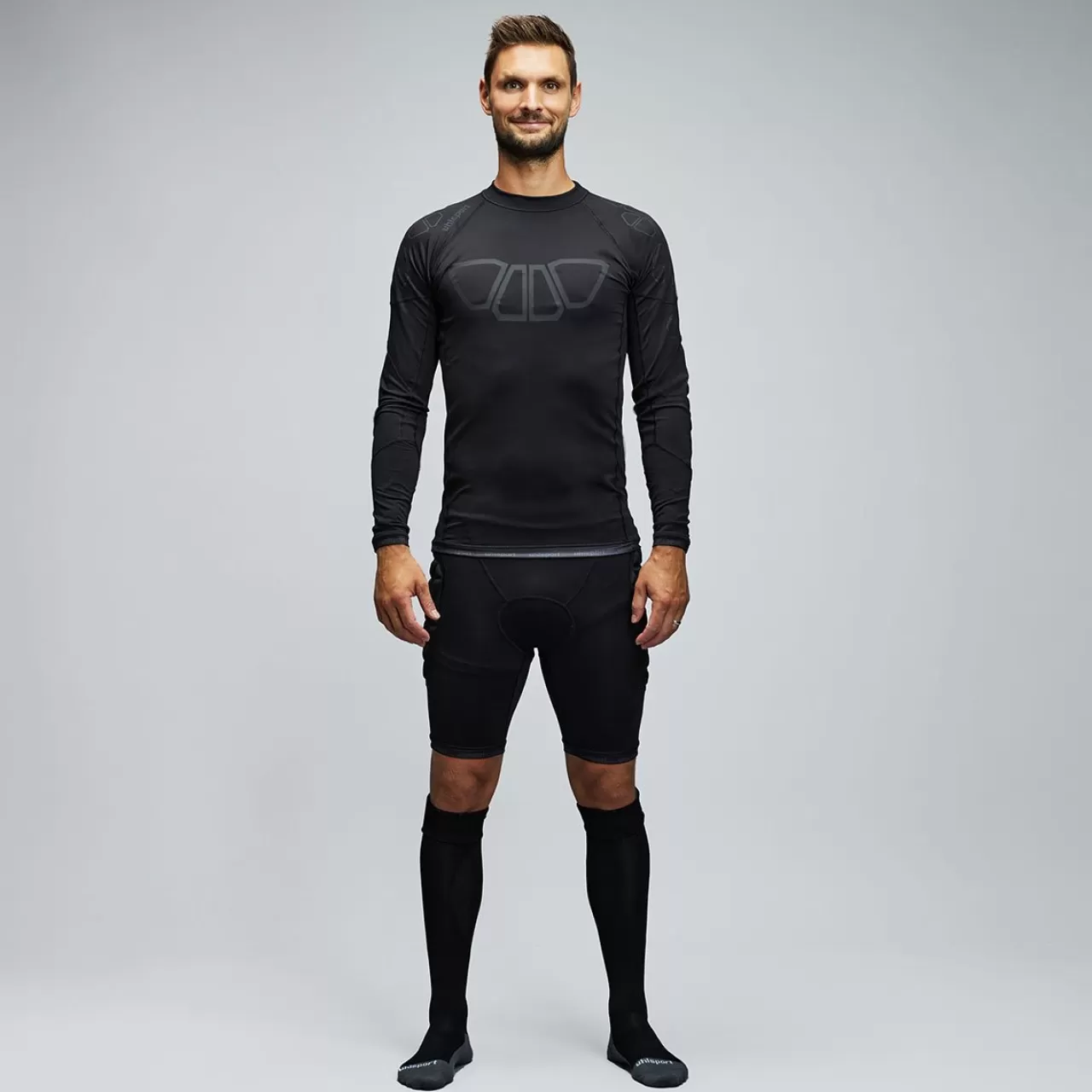 Outlet uhlsport Bionikframe Padded Short Black Edition Schwarz