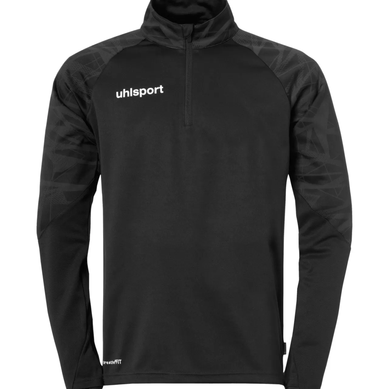 Flash Sale uhlsport Goal 25 1/4 Zip Top Schwarz/Anthra