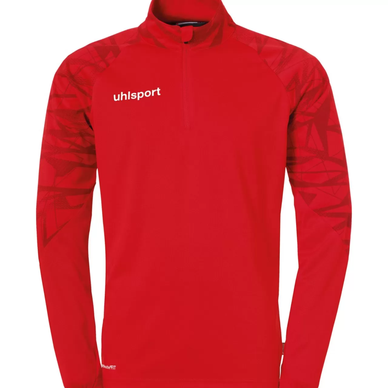 Store uhlsport Goal 25 1/4 Zip Top Rot/Weis