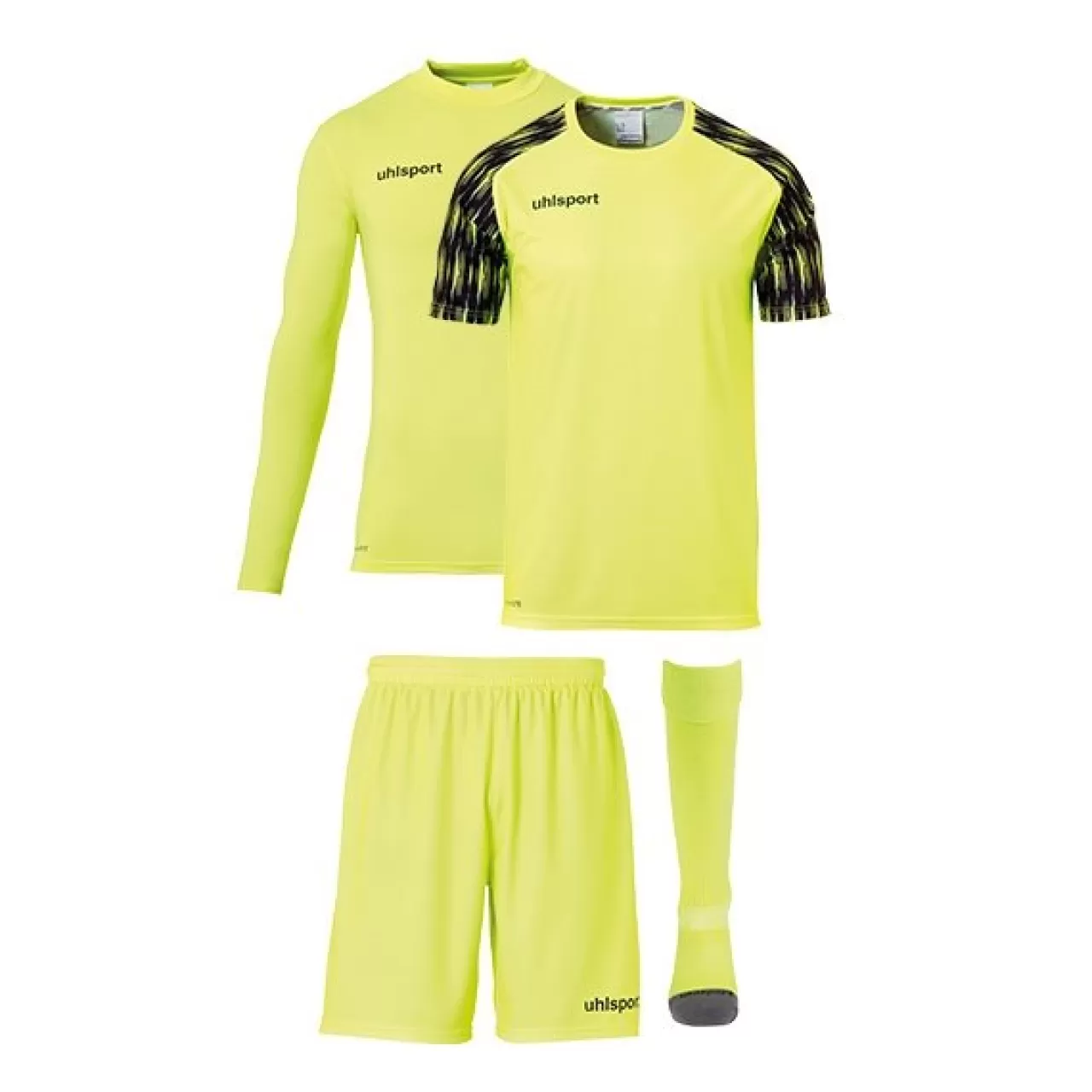 Sale uhlsport Reaction Goalkeeper Set Fluo Gelb/Schwarz