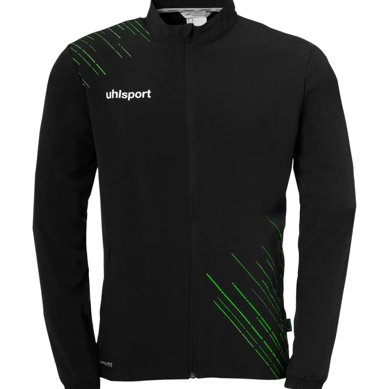 Shop uhlsport Score 26 Evo Woven Jacket Schwarz/Fluo Grun