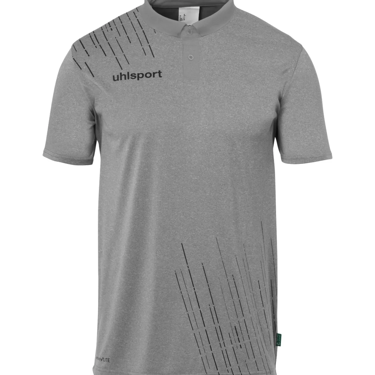 Best Sale uhlsport Score 26 Poly Polo Dark Grau Melange/Schwarz