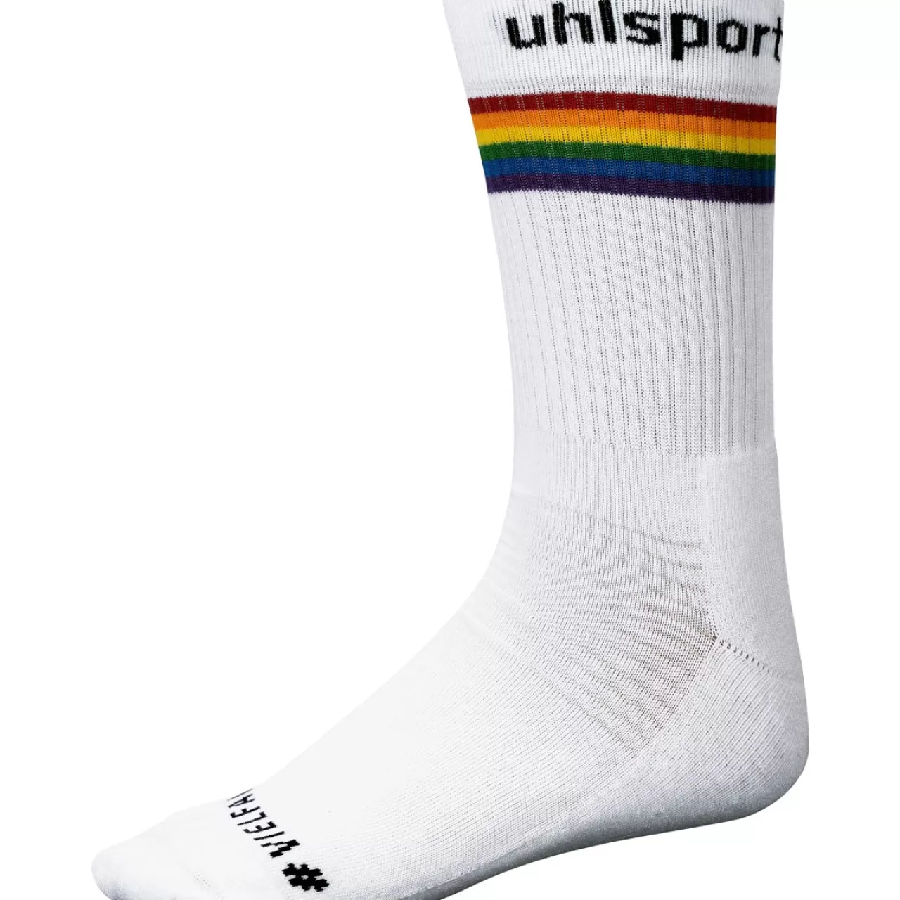 New uhlsport Team Classic Socken Rainbow Weis