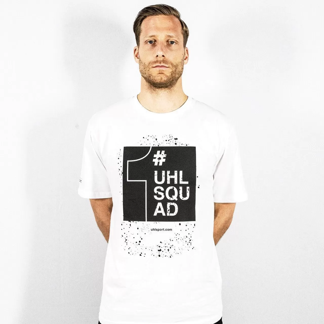 Discount uhlsport #Uhlsquad Torwart Promo T-Shirt Weis/Schwarz